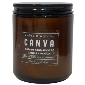 Vela Ámbar Canva