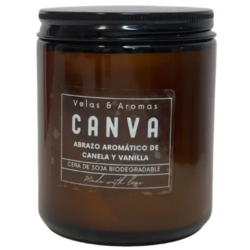 Vela Ámbar Canva