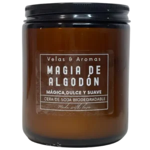 Vela Ámbar Magia de Algodón