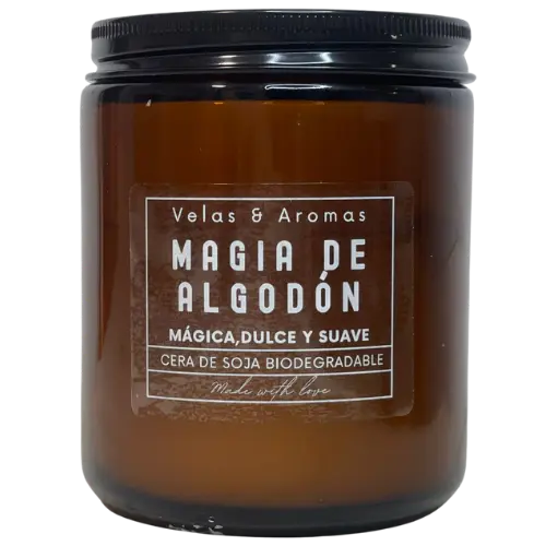Vela Ámbar Magia de Algodón