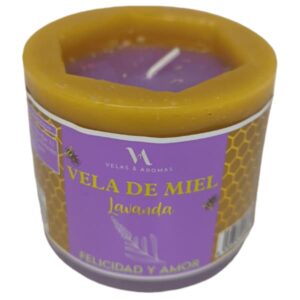 Vela de Miel de Lavanda