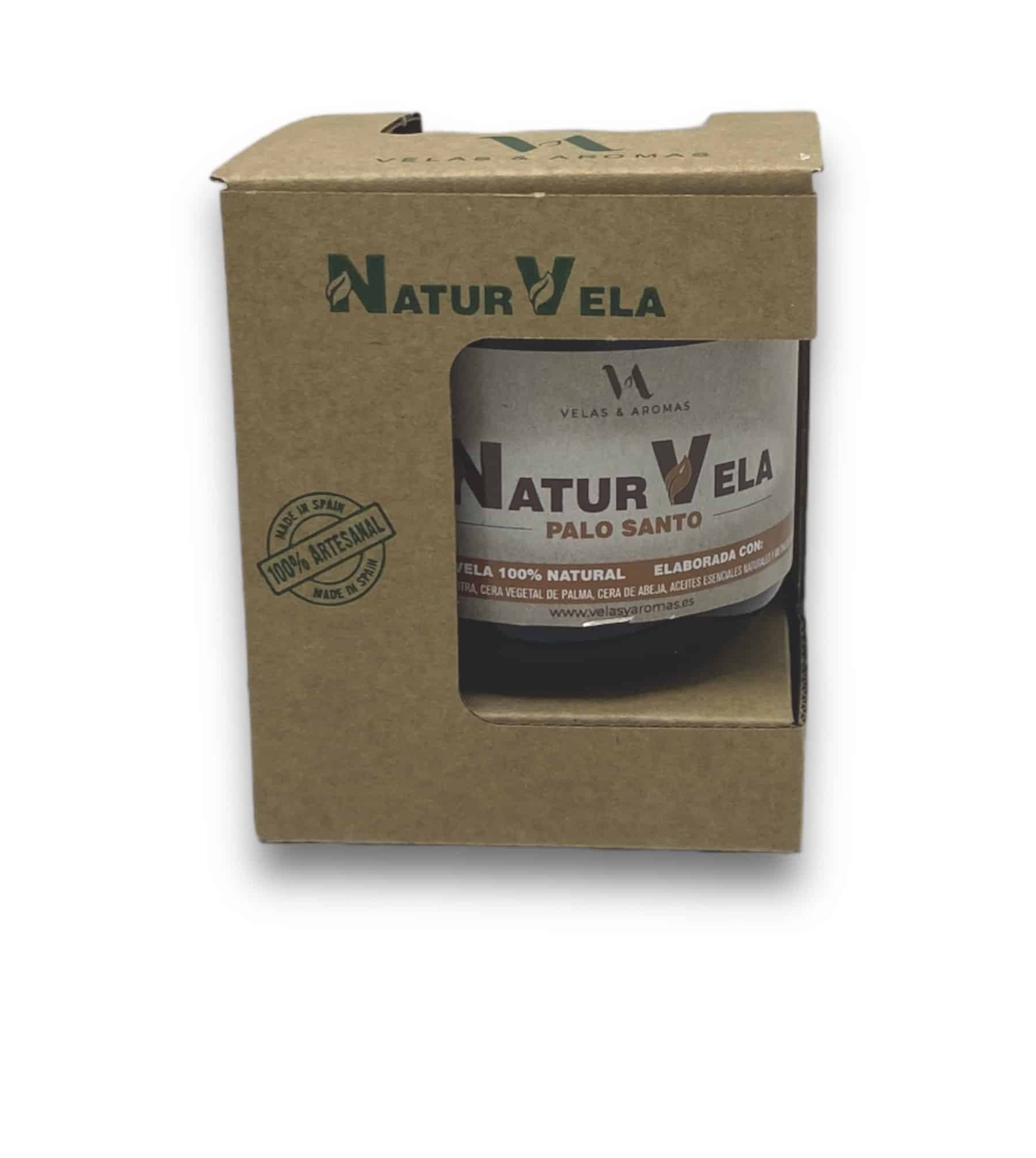 Palo Santo - NaturVela Cerámica 3 Mechas - Imagen 2