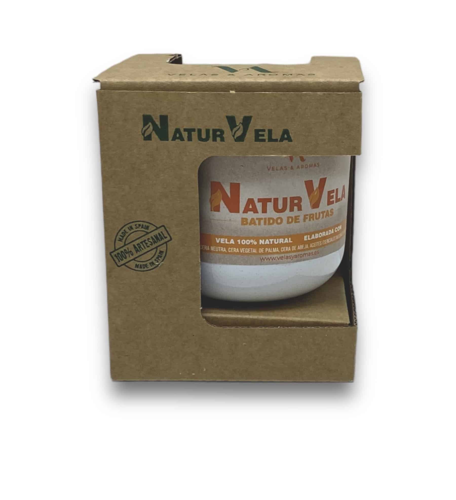 Batido de Frutas - NaturVela cerámica 3 mechas - Imagen 2