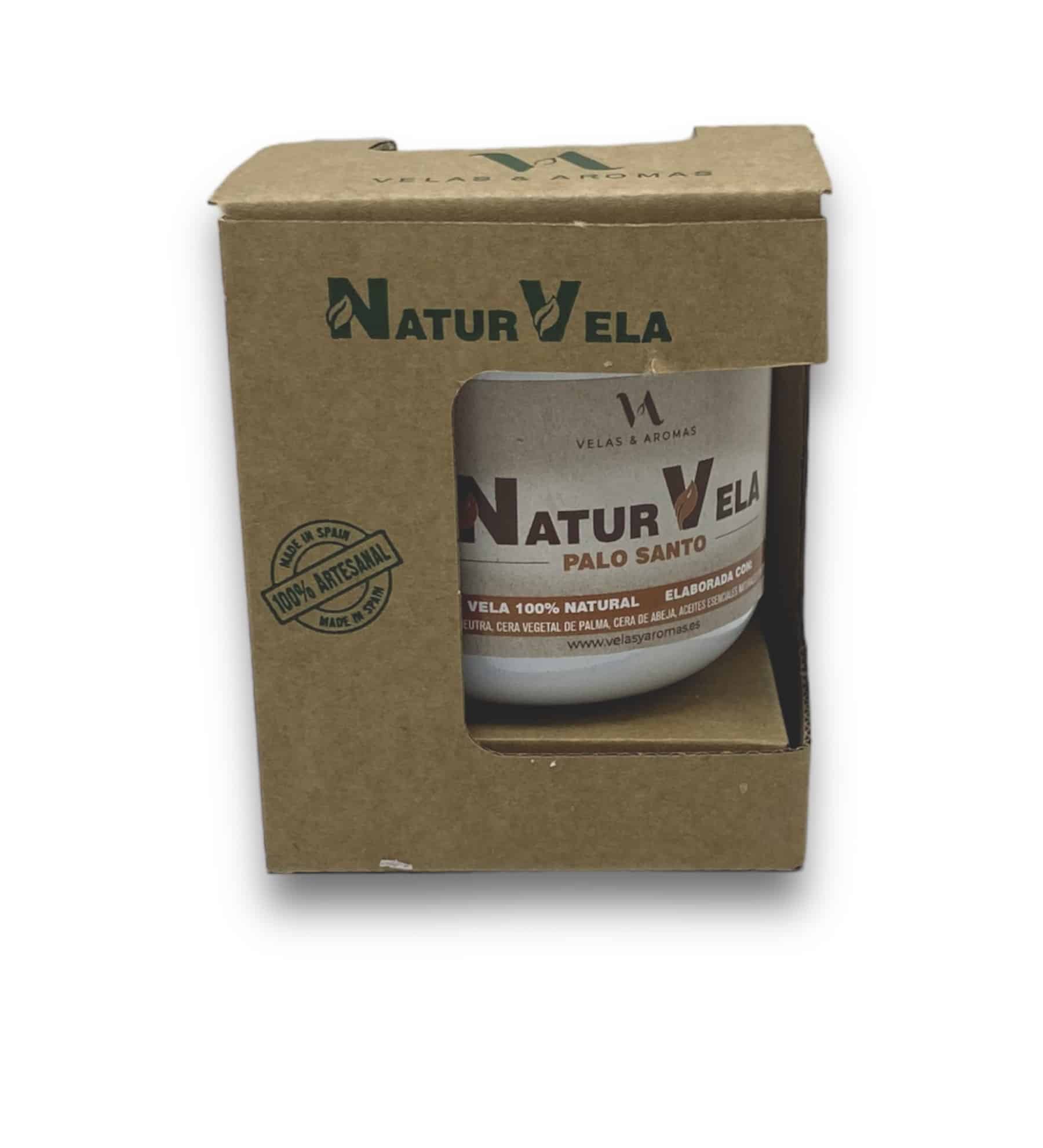 Palo Santo - NaturVela Cerámica 3 Mechas - Imagen 4