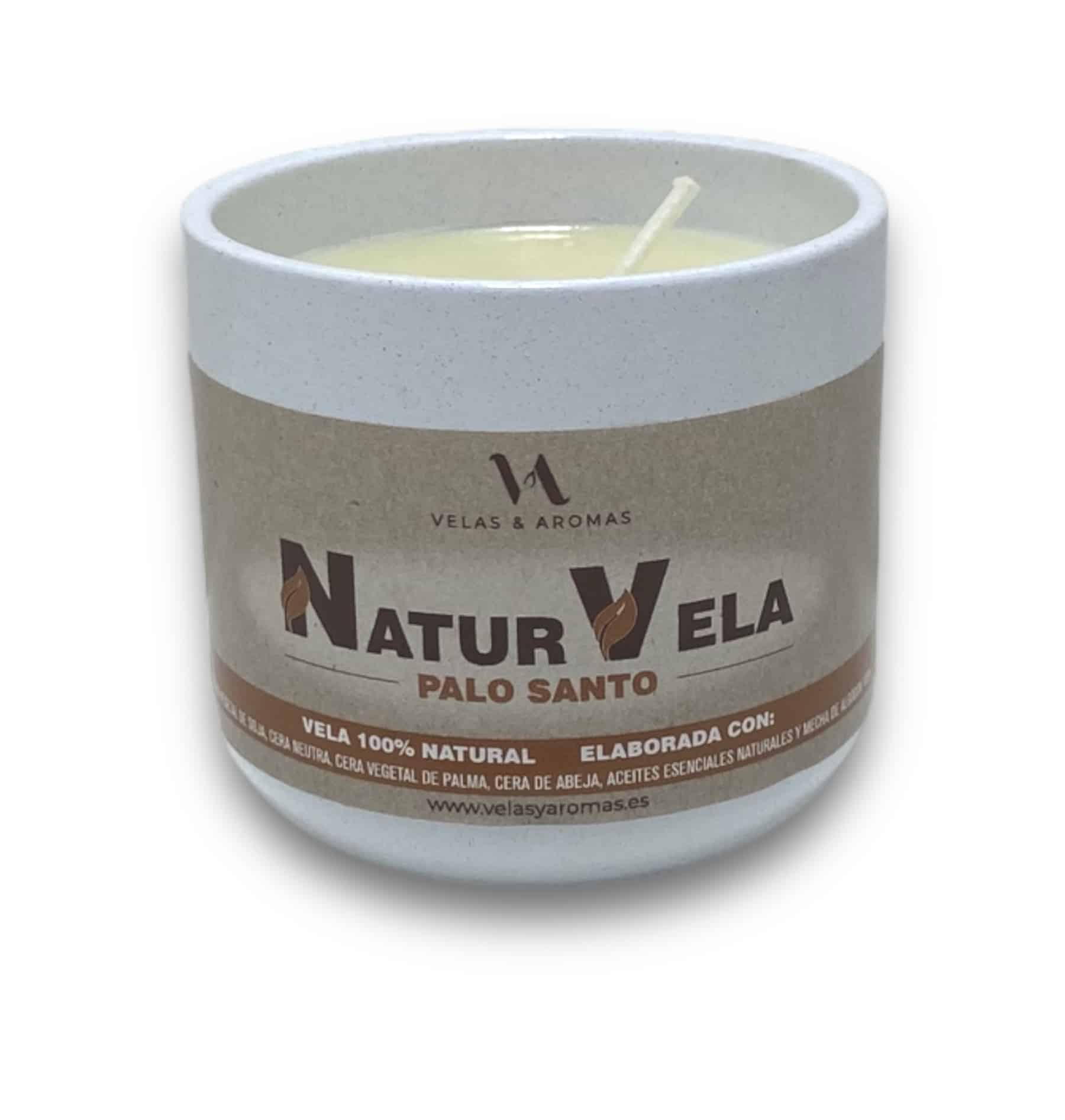 Palo Santo - NaturVela Cerámica Pequeña - Imagen 2