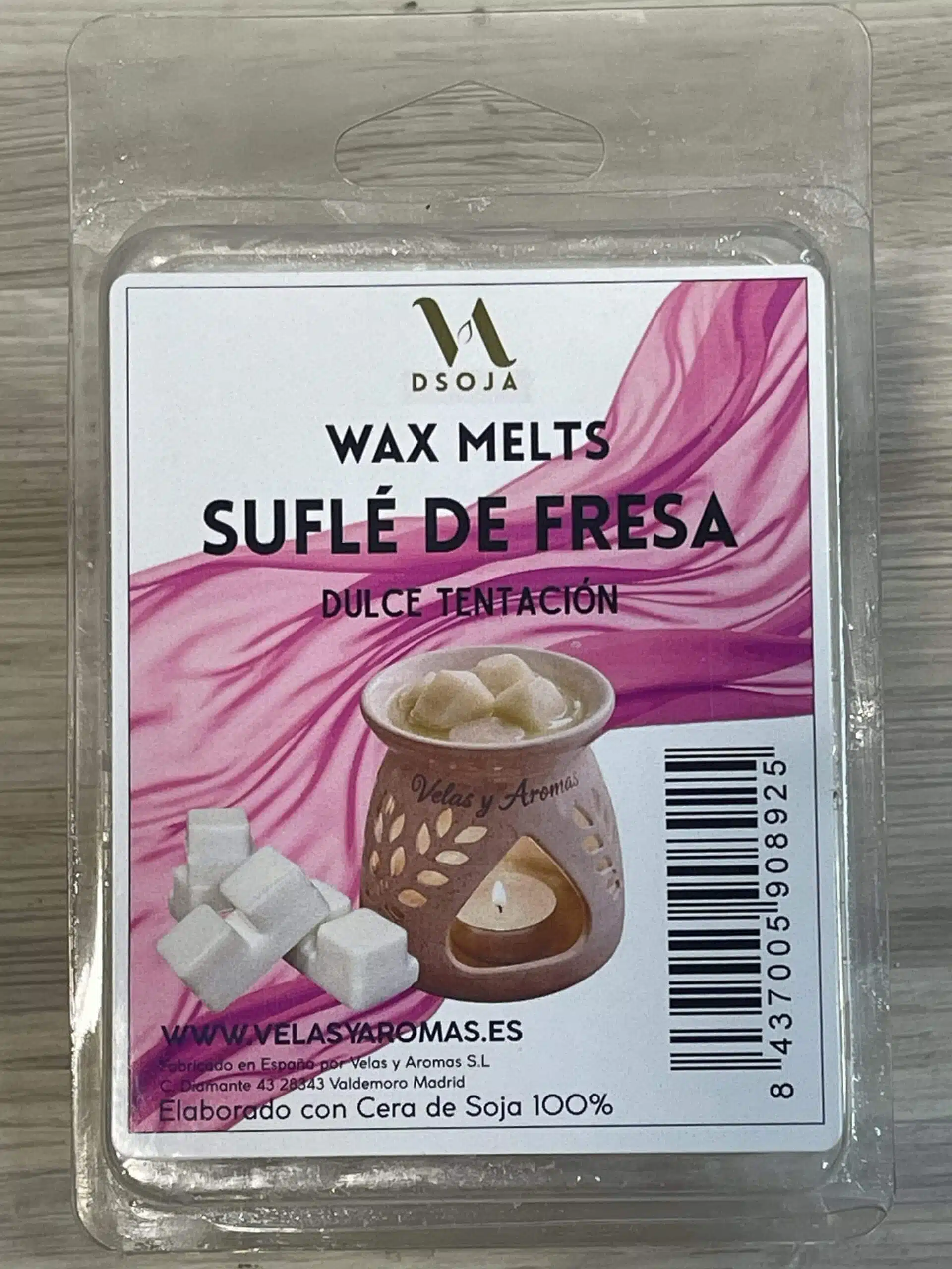 Wax Melts Sufle De Fresa - Imagen 4