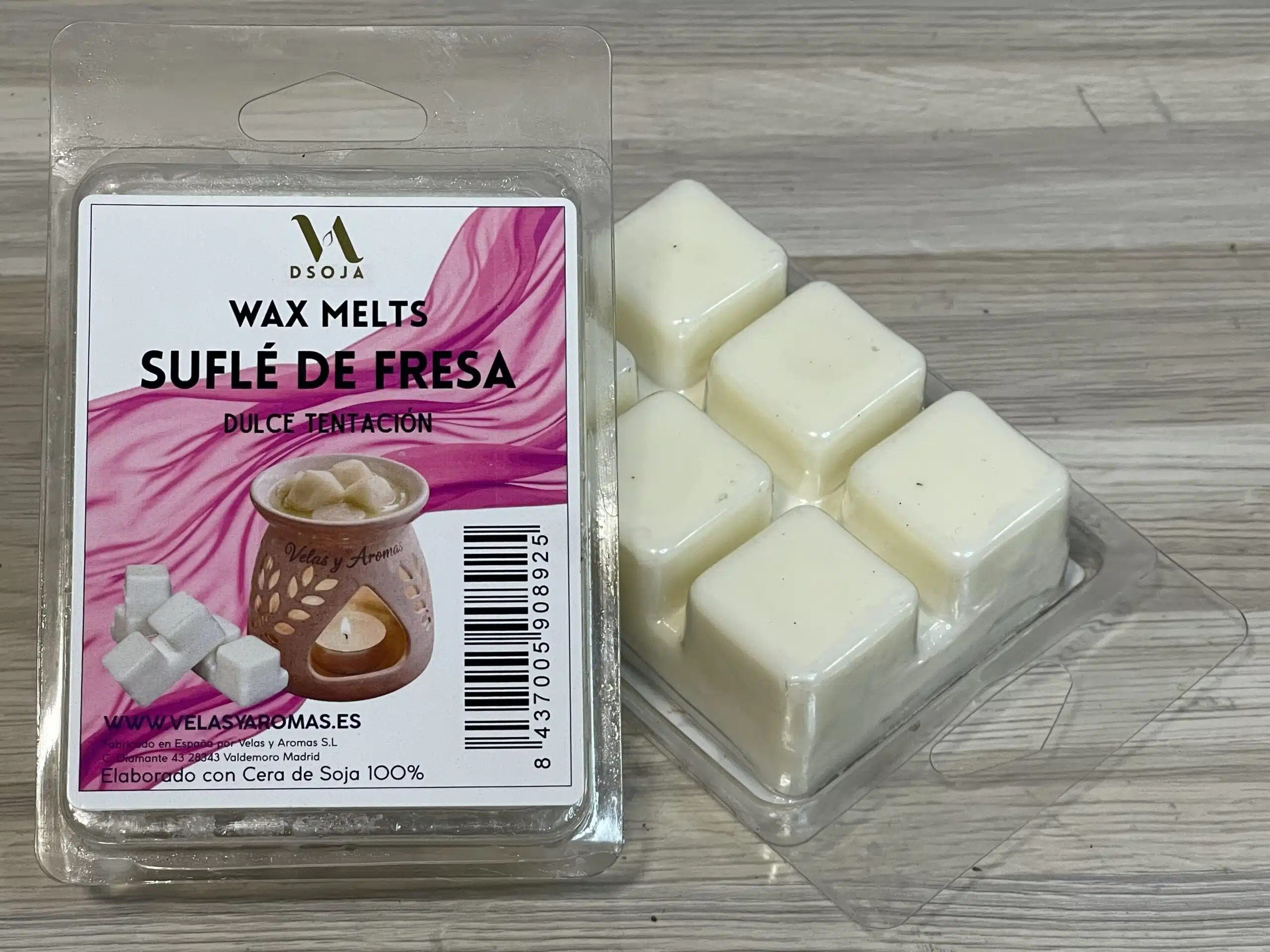Wax Melts Sufle De Fresa - Imagen 2